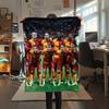Galatasaray pattern Flannel Blanket, High quality Comfortable for All Seasons, Home Decor, Warmth and Comfort, Perfect for Gifts.