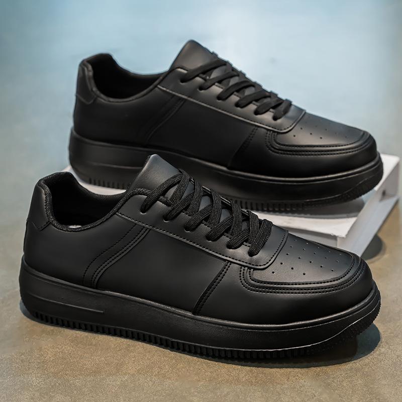 Vårplattform vita skor nya ungdomshöjdförhöjande vardagliga brädskor andningsbara mångsidiga stil sport trendskor