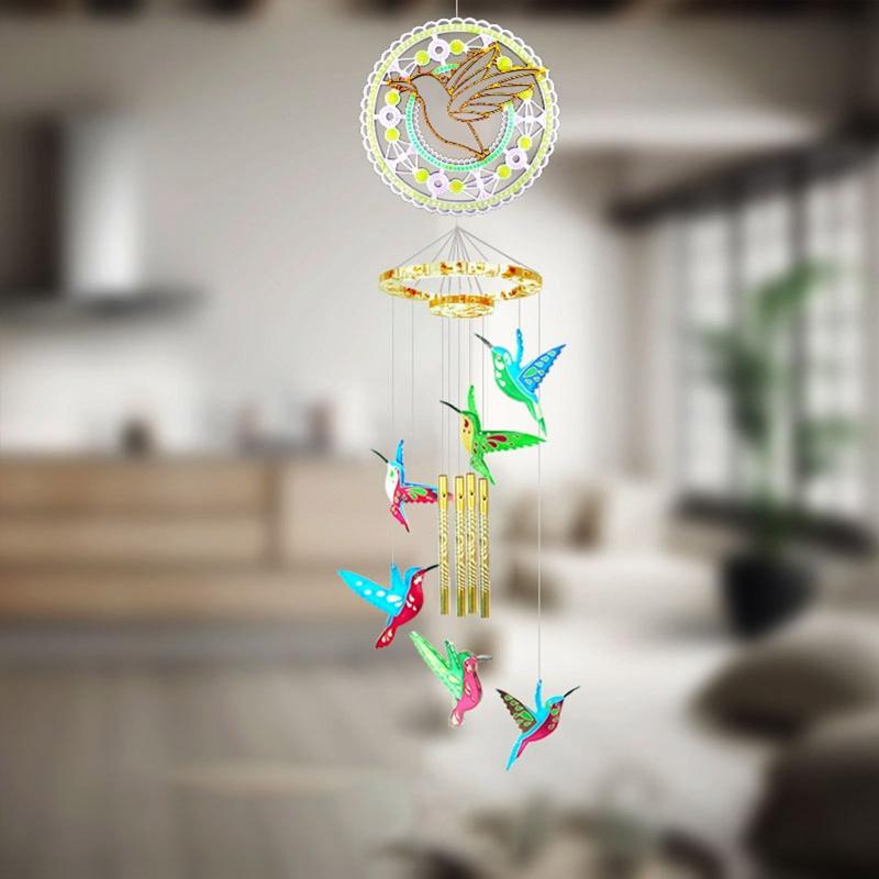 Silicone Resin Mold DIY Set for Wind Chime Resin Casting Silicone Resin Wind Chimes Mold Home Décor Resin Craft Supplies
