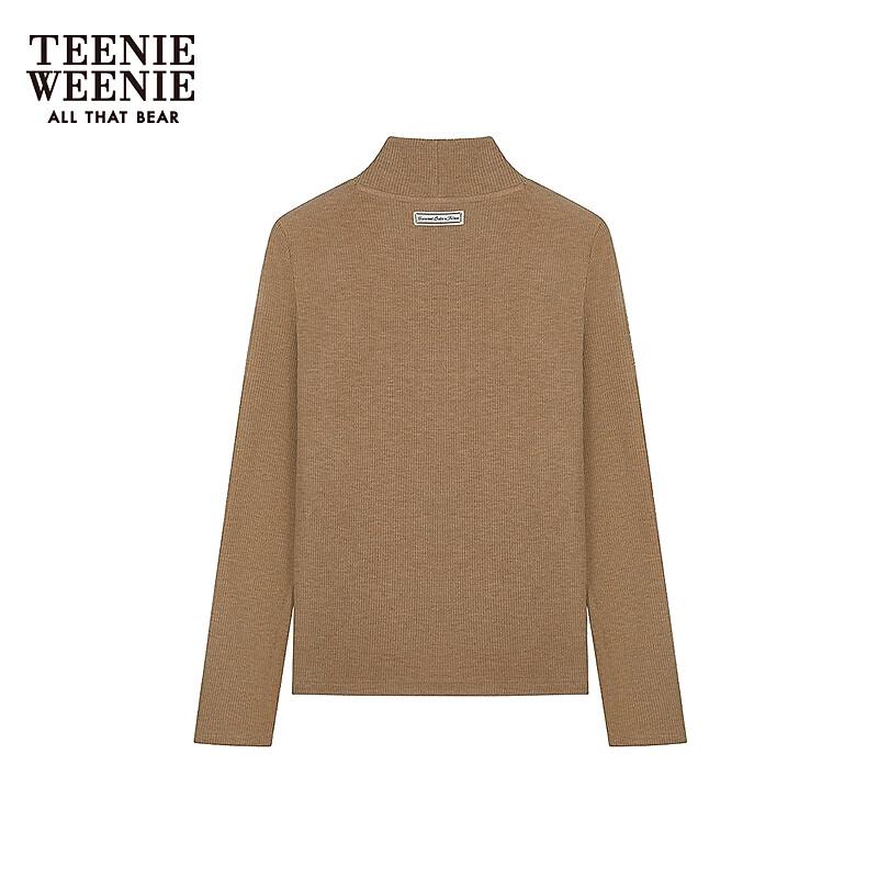 Teenie Weenie Women's Winter Mock Neck Long Sleeve T-Shirt