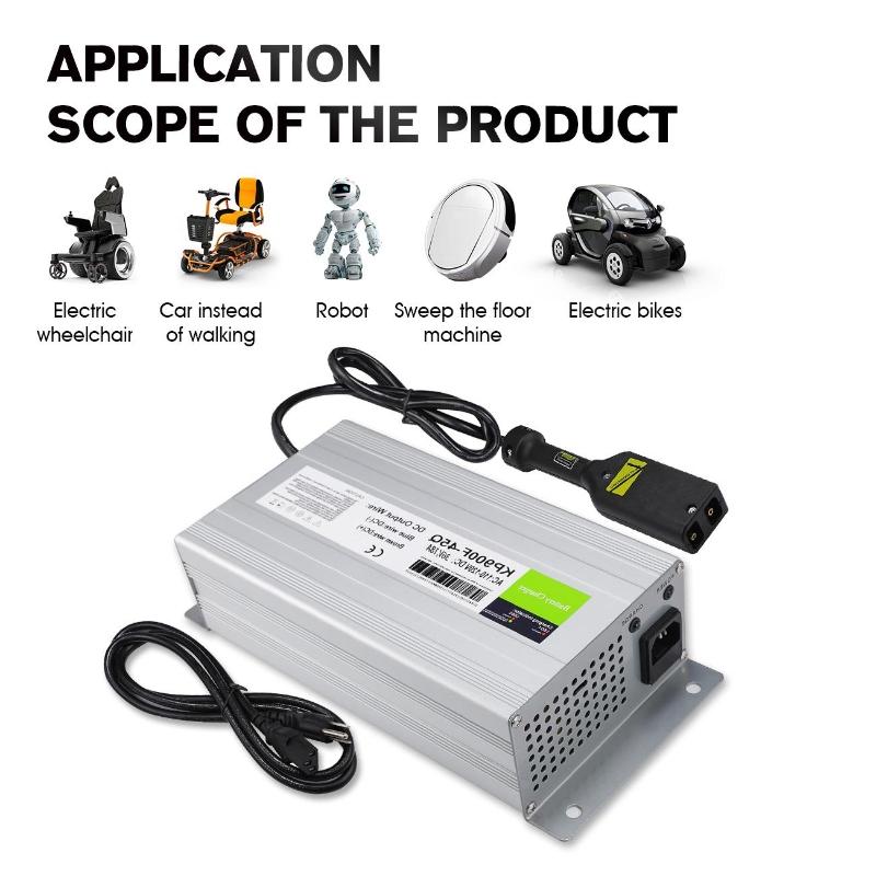 36V 18 Amp Crows Foot Battery Charger for EZ-GO TXT Golf Cart Club Car ...