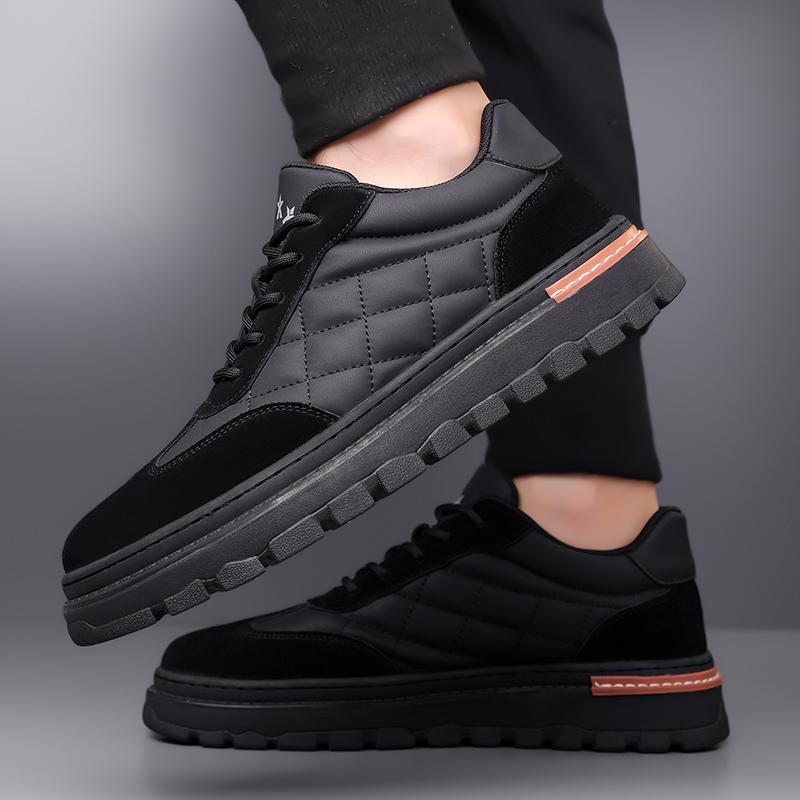 Fashion Men's Casual Shoes 2024 New Mens Hiking Flats Designed Retro Trendy Walking Shoes All-match Wear-resistant Male Footwear