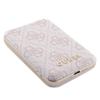 Set Guess Gubpm5P15S4Gemgp Iphone15 6.1 Hardcase + Powerbank 5000Mah Magsafe Różowy/Pink 4G Metal Logo