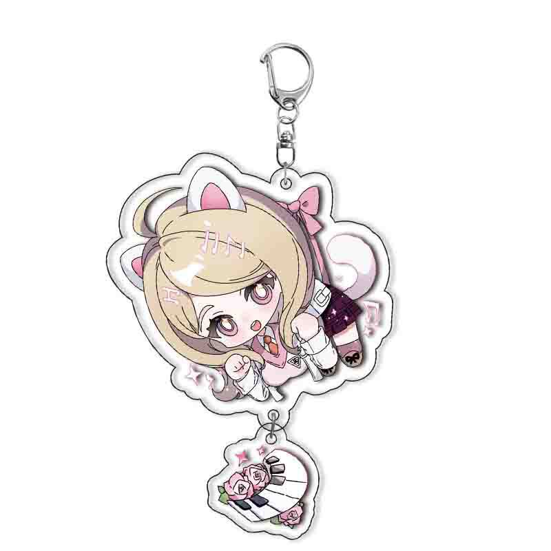 

Anime Game Danganronpa: Trigger Happy Havoc Acrylic Keychain Saihara Shuichi Keyring Pendant Accessories Ornament Gift Kid