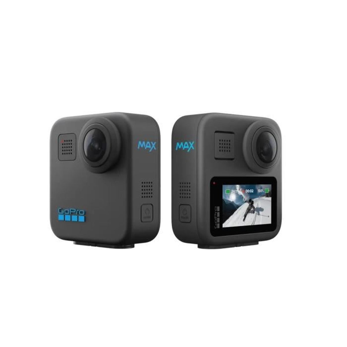 Octopia GoPro Max - Cam&eacute;ra d'action num&eacute;rique 360 ℃℃&eacute;tanche avec stabilisation, &eacute;cran tactile et commande vocale incassables - Streaming HD
