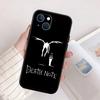 Death Note Phone Case for Samsung Galaxy A11 A12 A13 A15 A52S A53 A55 A56 A70 A71 A72 A73 F06 F16 F56 S10 Plus S10e