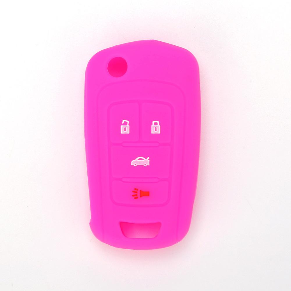 

For Buick 4-button Old LaCrosse Silicone Key Cover Soft Rubber Key Bag Car Remote Control Anti-theft Device Protective Cover