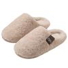 Lamb Wool Cotton Slippers Winter Retro Home Indoor Thick Bottom Non-slip Warm Piled Thickened Fluffy Slippers