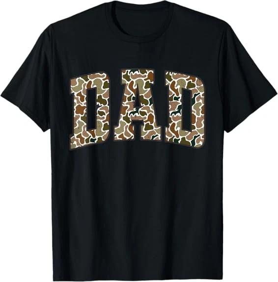 Retro Camo Duck Hunting Dad Old Camo Design Best Gift T-Shirt S-3XL XXXL