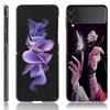 Tian Guan Ci Fu Funda Phone for Samsung Z Flip 7 6 Galaxy Z Flip 5 3 4 5G Case Black Hard PC Shell Protective Cover