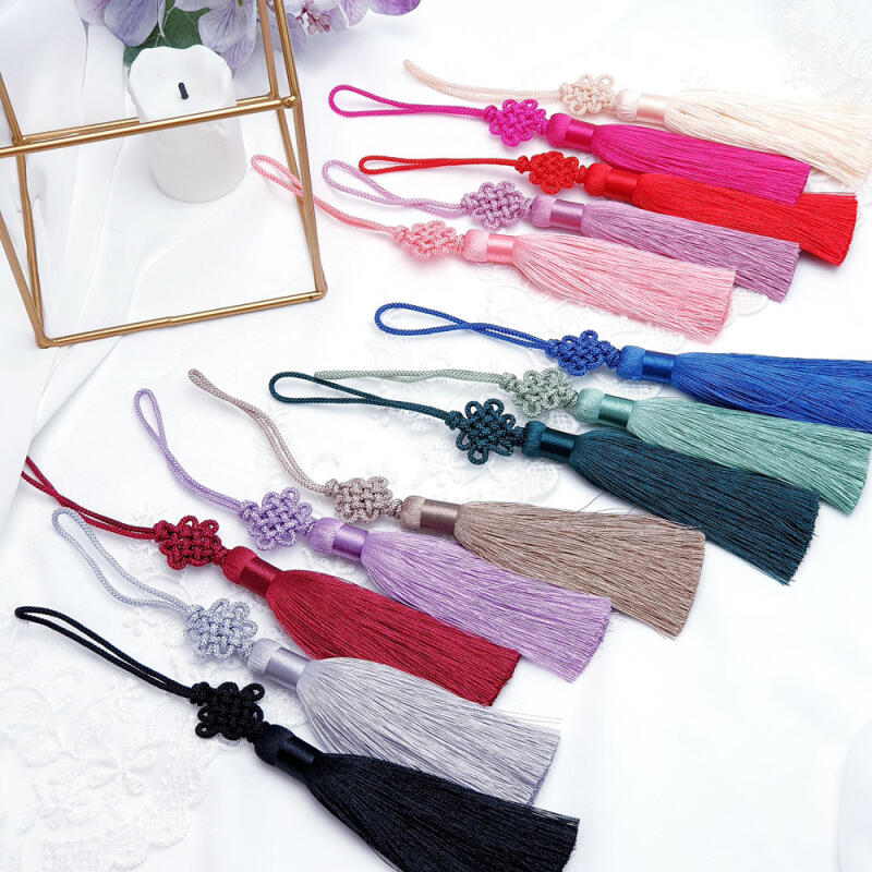 Traditionelle Knotenquaste Norigae Ornament Hanbok Schlüsselanhänger Schlüsselanhänger