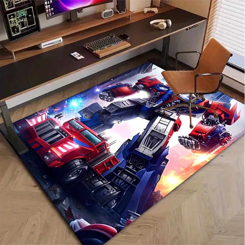 Transformers Polyester Carpet, Soft Indoor Mat for Office Chair, Living Room, Computer Desk - Decorative Home Office Rug Design