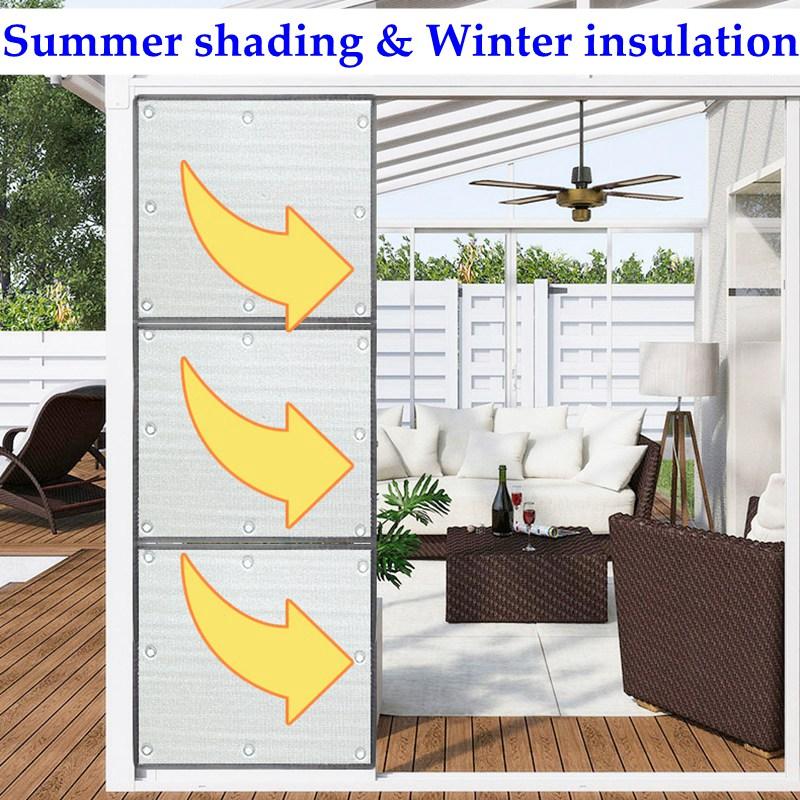 Dedicated For Sliding Windows Glass Aluminum Foil Sun Shade Film Protector Pad Office Sunshine Room Insulation Heat Preservation