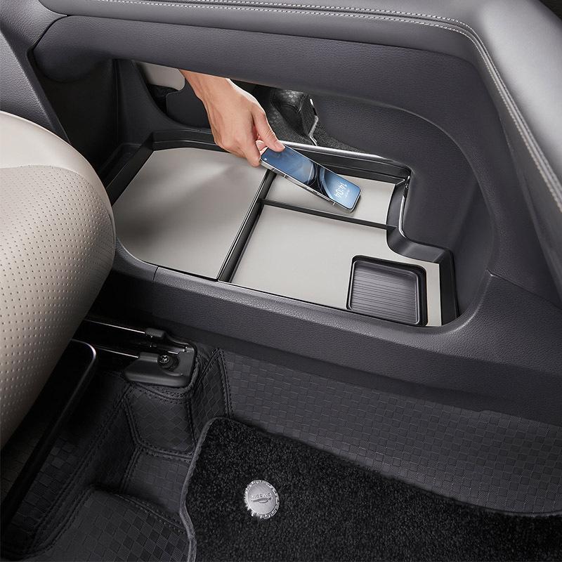 For Toyota Sienna XL40   2024 2025 Car Center Console Lower Storage Box Made of ABS Material Interior Storage Component