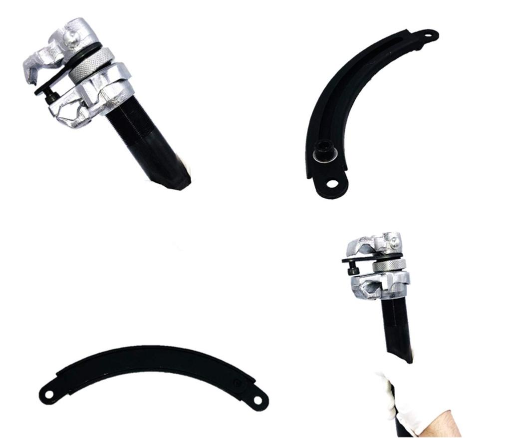 Coil Spring Impact Wrench with for Light and Standard Car Suspension and Strut Replacement Compressor, 2-Jaw Set, Compatible, Stopper,