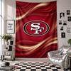 San Francisco 49ers Wall Tapestry Home Decor Wall Hanging Cloth for Bedroom Living Room Background