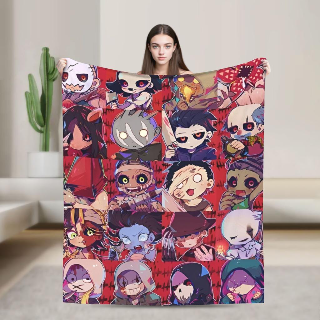 Deads by Daylights Plush Blanket Boy Girl  Flannel Throw Blanket For Home Decor Soft Customized Quality Bedspread Birthday Gift