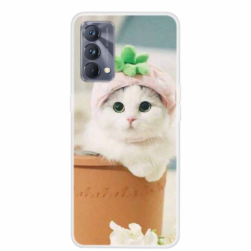 For Realme GT Master Edition Case Animal Soft Silicone TPU Phone Cover Case for Realme GT Explorer Master Edition Fruit Coque