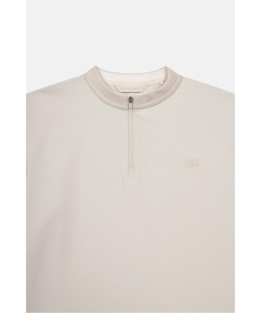 Koolongseupocheu Women'S Moss Dry Round Neck Zip-Up Short Sleeve T-Shirt Jktcm26272Cre
