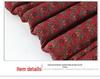 Floral Velvet-Lined Winter Coat for Elderly Women - Warm Cotton Jacket with Stand Collar