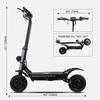 J30MAX Electric Scooter, 6000W Dual Motor 60V38Ah,NFC Card Activation Scooter, Hydraulic Brake 11" All Terrain Tires E-Scooter
