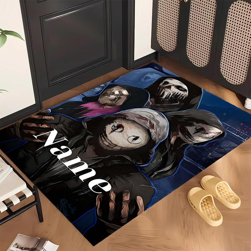 Dead by Daylight  (1) Personalized Name Office Carpet Stylish Decor for Living Room Bedroom Kitchen