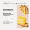 WildOak Candid Lemon Sugar Body Scrub | 300g | Kojic Acid, Hyaluronic Acid, Ceramides, Collagen & Peptides | De-Tan & Brightens Dark Areas