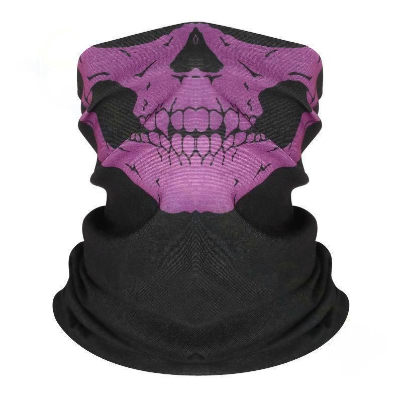 Reflective Skull Head Cover for Outdoor Riding