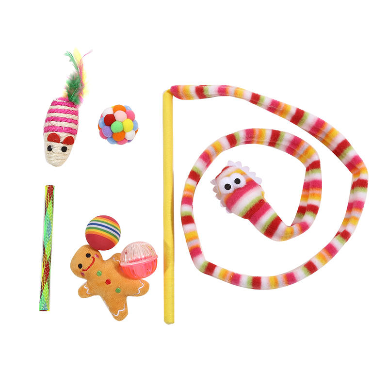 

Christmas Pet Toys Christmas Cat Cute Funny Toy Sets Pet New-Year Gifts Pet Simple Toys Plush toys One Size