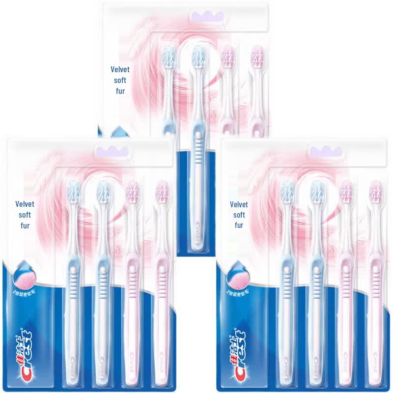 Crest Velvet Gum Care Soft Bristle Toothbrushes