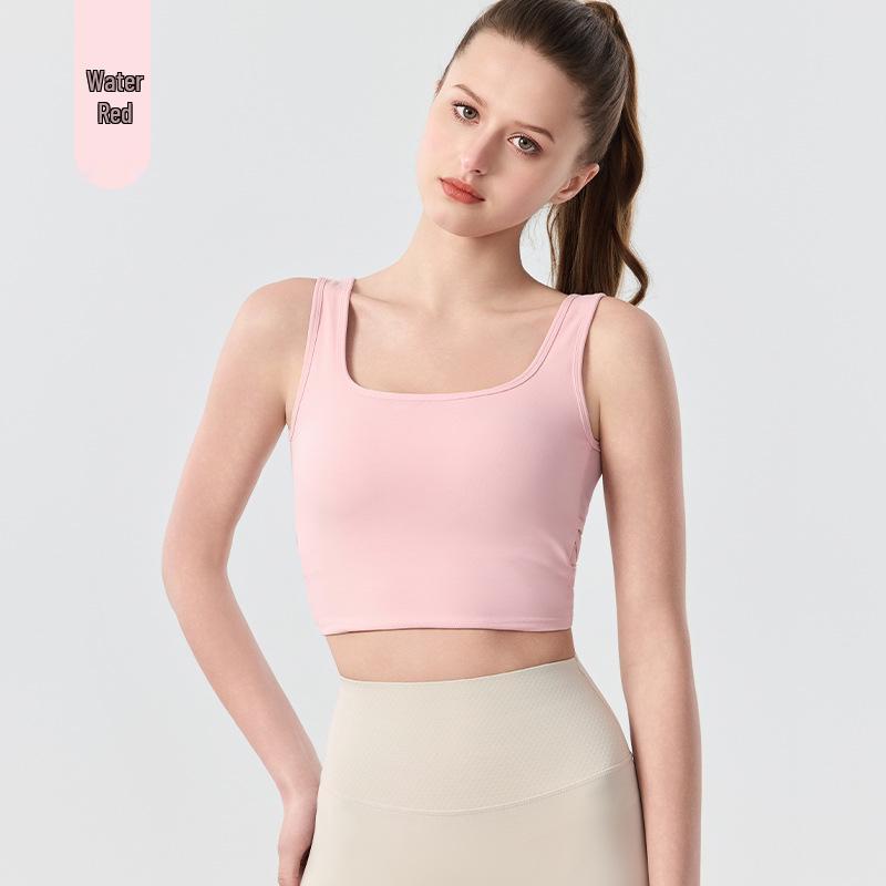 Breathable Criss-Cross Back Sports Bra Yoga Tank Top for Women XL
