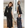 EP YAYING Women's Merino Wool Embroidered Stand Collar Vest Jacket