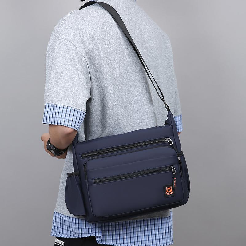 Business Shoulder Bag Men's Oxford Bag Crossbody Bag Briefcase Large Capacity Multifunctional Travel Bag