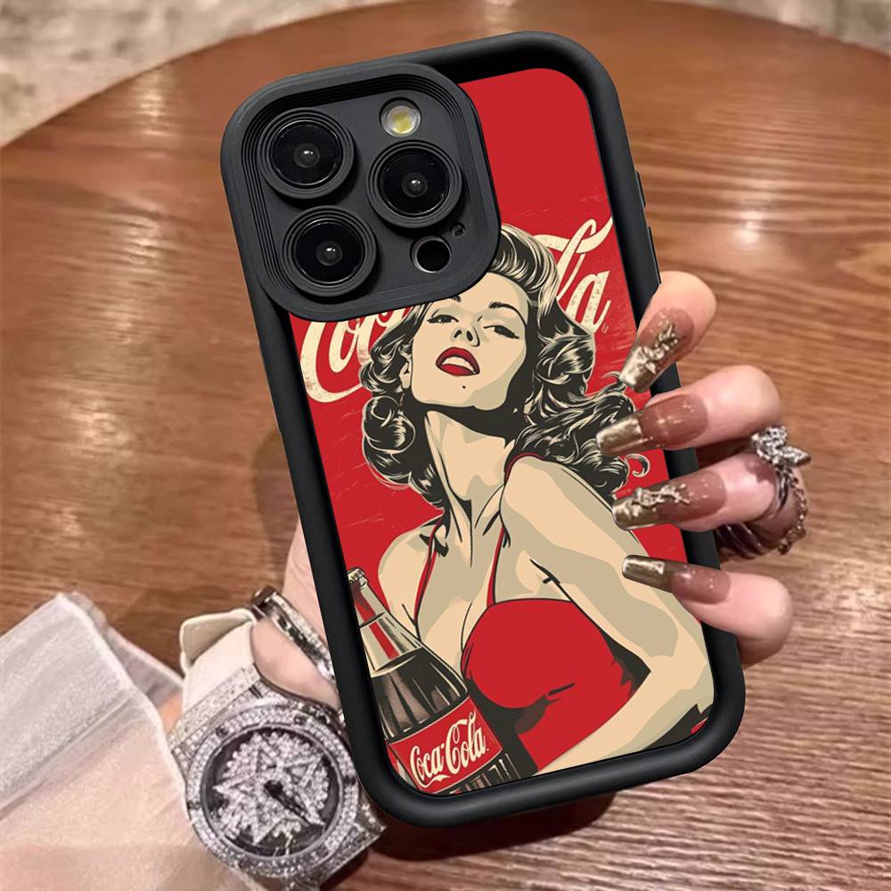 

Logo C-Coca C-Cola Fashion Phone Case For IPhone 17 16 15 14 Plus 13 12 11 Pro Max Silicone Cover iPhone 17