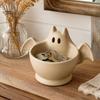 Versatile Storage Bowl 3D Printed Halloween Ghost Bowl, Trick or Treat Snack Candy Decor Serving Decorative Tray Dish, Party Supplies Tableware