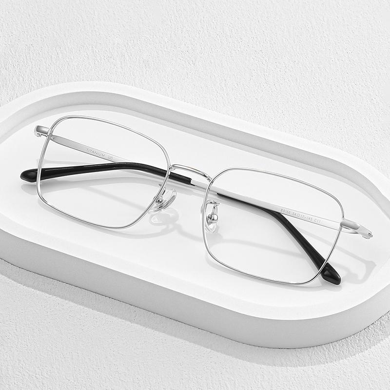 

Мужские деловые металлические квадратные плоские зеркальные очки с подсветкой, ультралегкие, удобные для ношения, анти-синий свет, модные очки для женщин