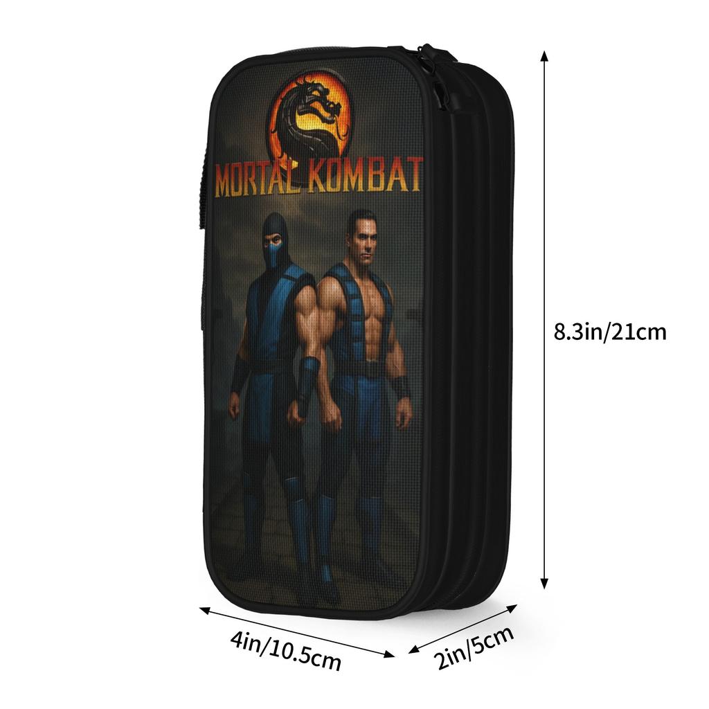 Mortal Kombat II Moive 2026 Merch Pencil Case Large-capacity Kids School Supplies Pencil Bag Suprise Gift