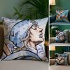 Jonathan Joestar Pillow Case Sofa and Living Room Decorative Cushion Covers Dustproof and Miteproof Invisible Zipper