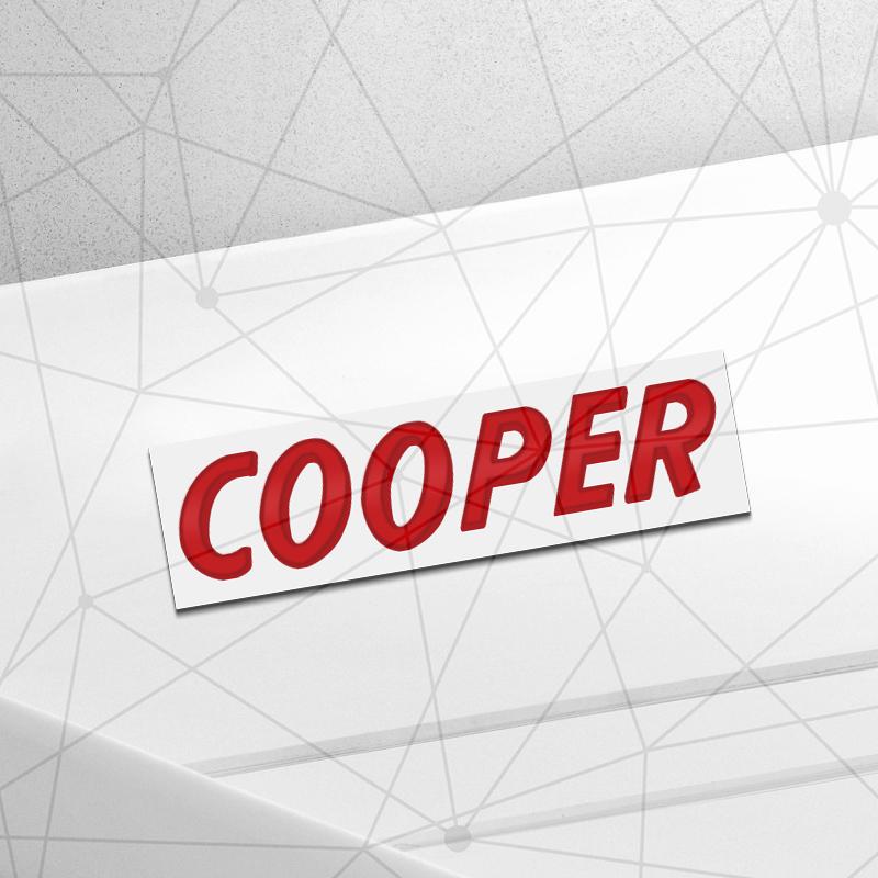 3D Auto Metal Cooper S SD Badge Car Rear Trunk Emblem Sticker LOGO Decor For Mini Cooper ONE Clubman Paceman JCW R56 R58 R59 F60