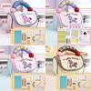 Kids Pony Pencil Case With Multiple Compartments Oxford Fabric For School Supplies
