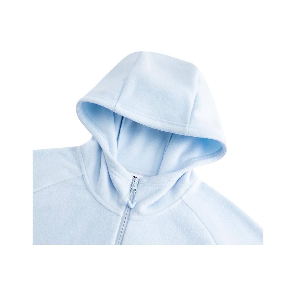 Anta Outdoor Series Fire Shell Warm Windproof Anti-Static Comfortable Versatile Casual Fashion Hooded Jacket Unisex Jacket Frost-Blue 972616701-6