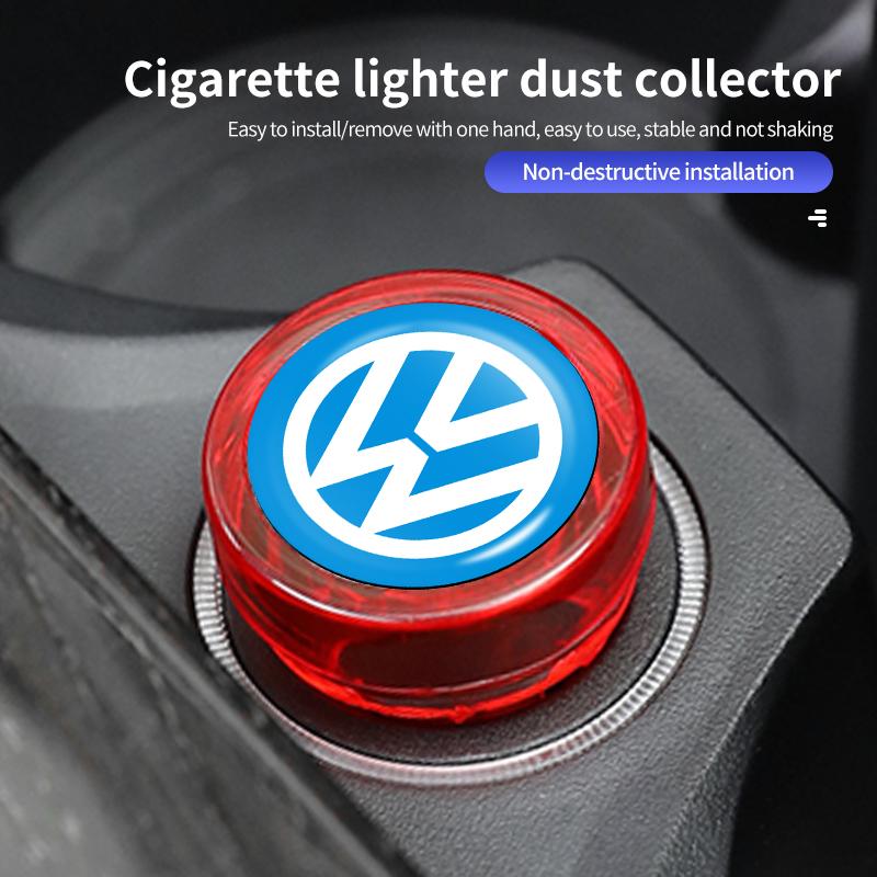 Hub Caps Car Cigarette Lighter Dust Cover Dustproof Cap Accessories For Volkswagen VW Scirocco Jetta Beetle Golf 4 5 6 Passat Po