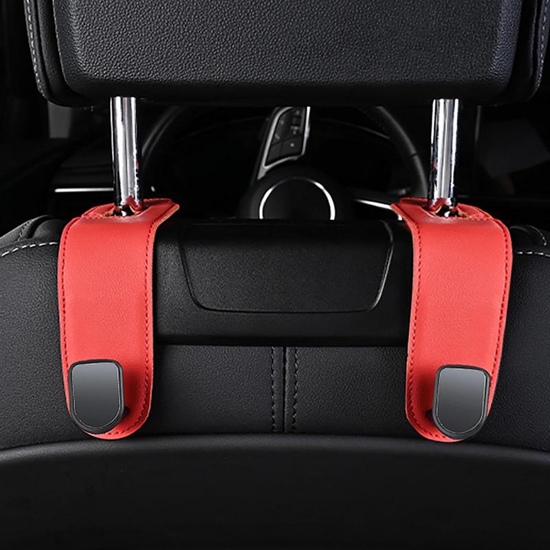 Car Seat Headrest Hooks Car Purse Holder Strong Load-Bearing Car Headrest Hook Compact Storage Organizer Headrest Hanger For