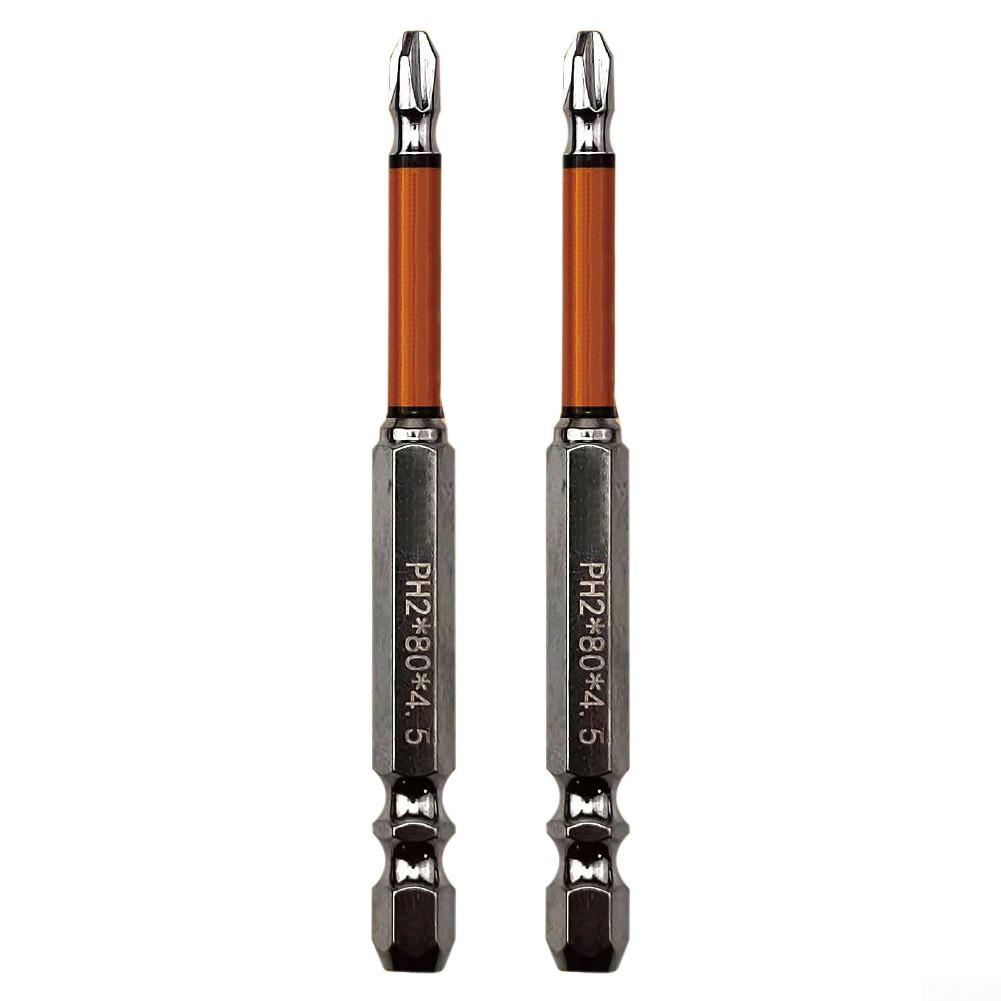 1/4\'\'(6.35mm) Hex Screwdriver Bits 100mm 150mm 2 X 65mm