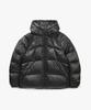 Vera Fiuma Sheer Winter Down Jacket Women Dark Grey