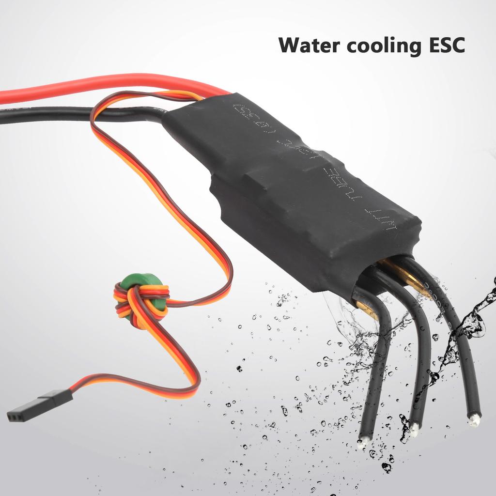 125A ESC Brushless Water Cooling Electric Speed Controller ESC for RC Boat Model