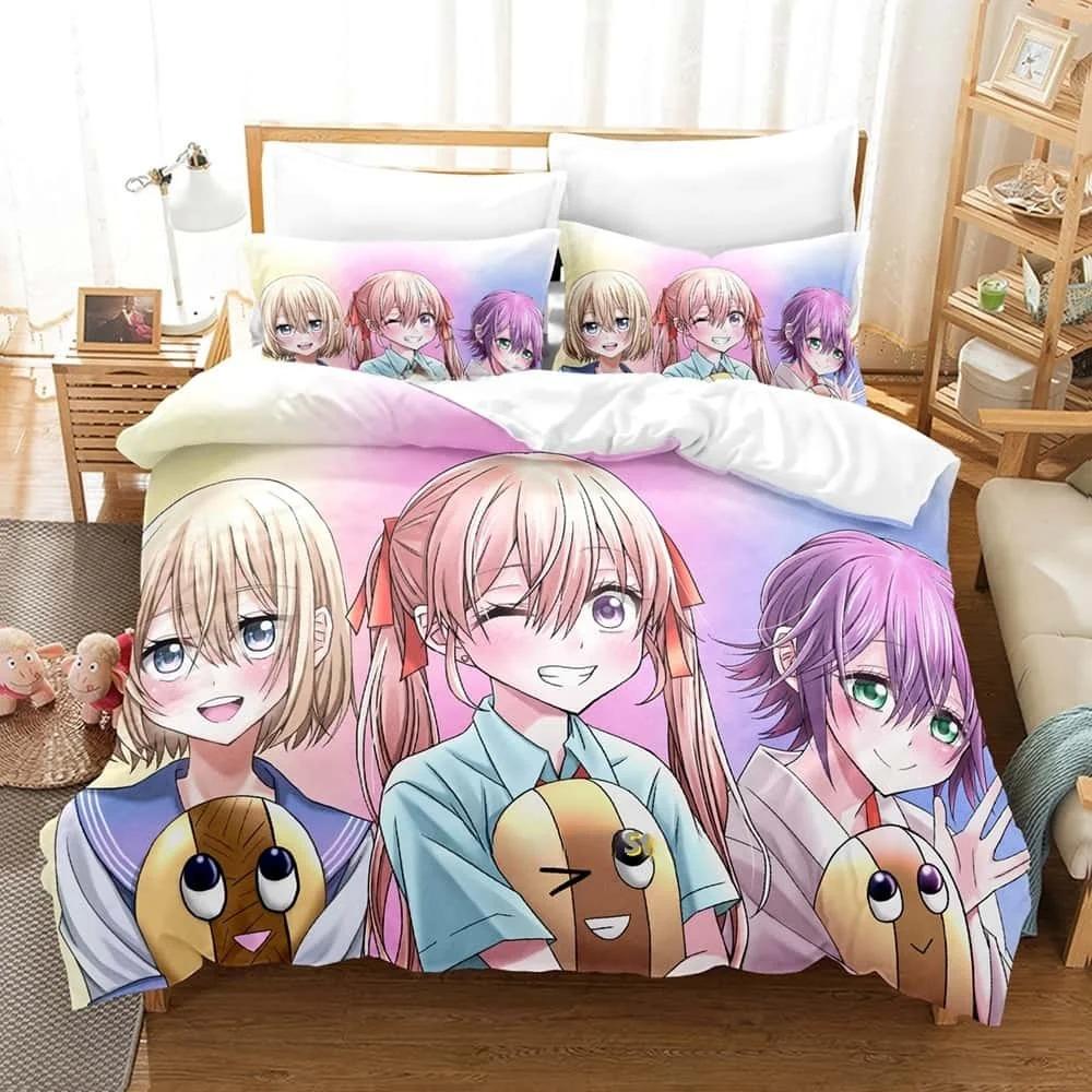 New Anime A Couple Of Cuckoos Bedding Set Single Twin Full Queen King Size Bed Set Adult Bedroom Duvet Cover Sets Home Textiles