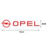 Car Styling PVC Logo Side Body Fender Windshield Trunk Bumper Sticker For Opel Astra Mokka Zafira Corsa Vectra Car Wheel Hubcap