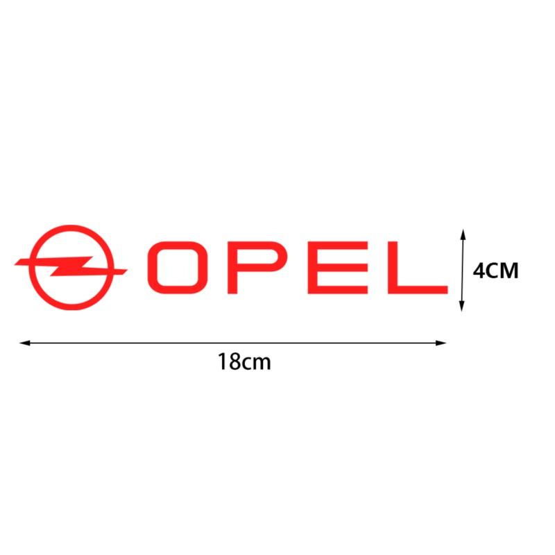 Car Styling PVC Logo Side Body Fender Windshield Trunk Bumper Sticker For Opel Astra Mokka Zafira Corsa Vectra Car Wheel Hubcap