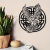 Celtic Eagle Metal Wall Art Vintage Rust Resistant Iron Home Decor Gift